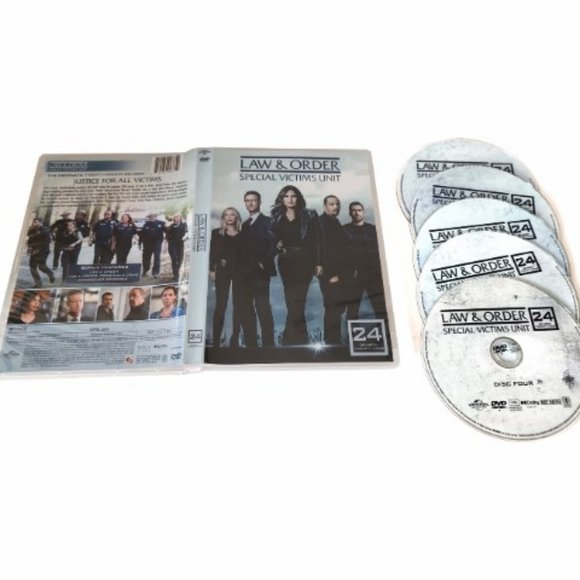Law and Order Special Victims Unit season 24 DVD Region 1 Brand New - Picture 2 of 3